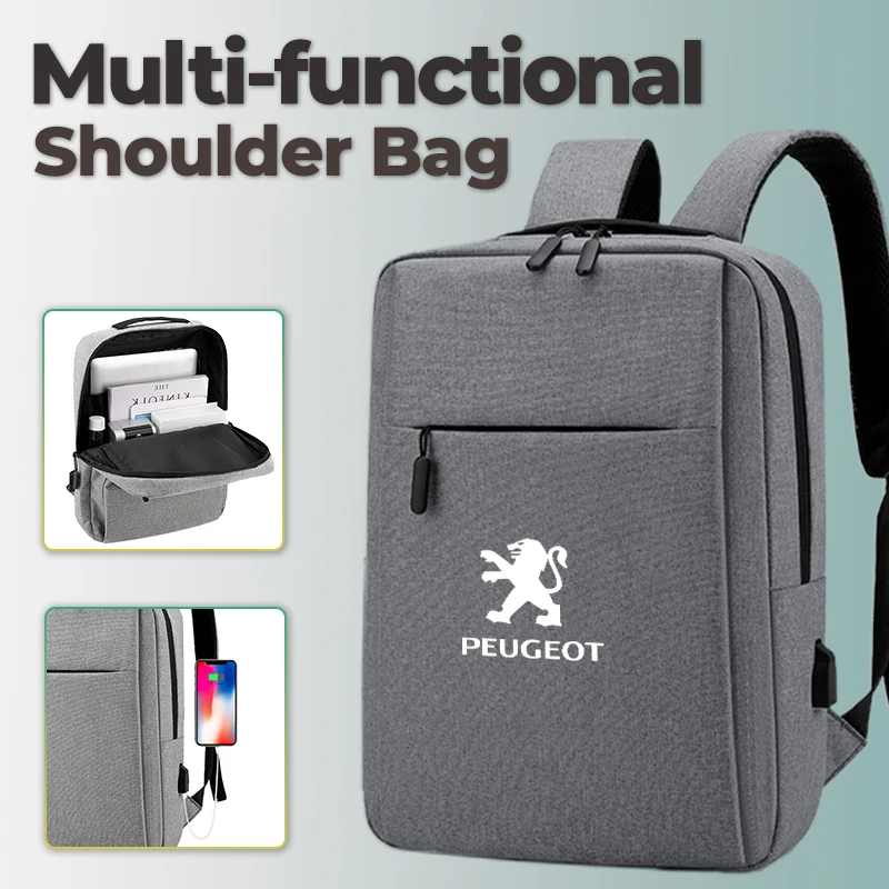 

Business Office Laptop Bag Travel Storage Case Computer Backpack For Peugeot 5008 408 308 608 Rifter e-Expert e-Traveller