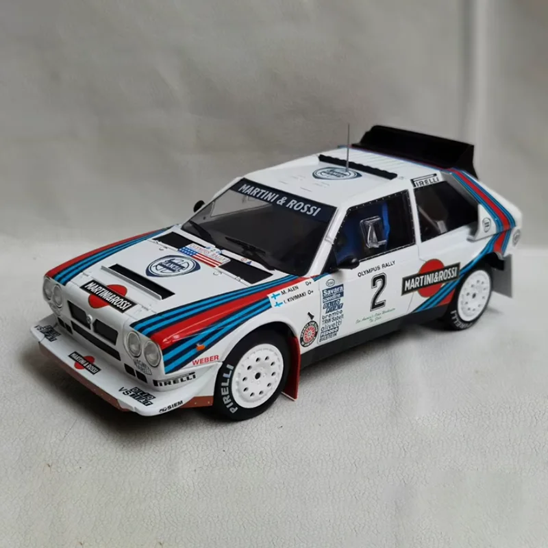 IXO 1:18 Skala LANCIA DELTA S4 # 2/ # 7/ # Model samochodu ze stopu 6Alloy, statyczny, kolekcjonerski, dekoracyjny, na prezenty świąteczne, zabawka, pamiątka.