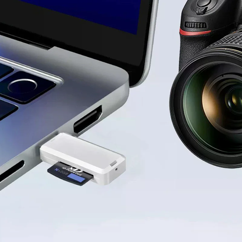 Picture Card Reader USB 2.0 Memory Adapter For Cameras Type C To Micro Usb Type C