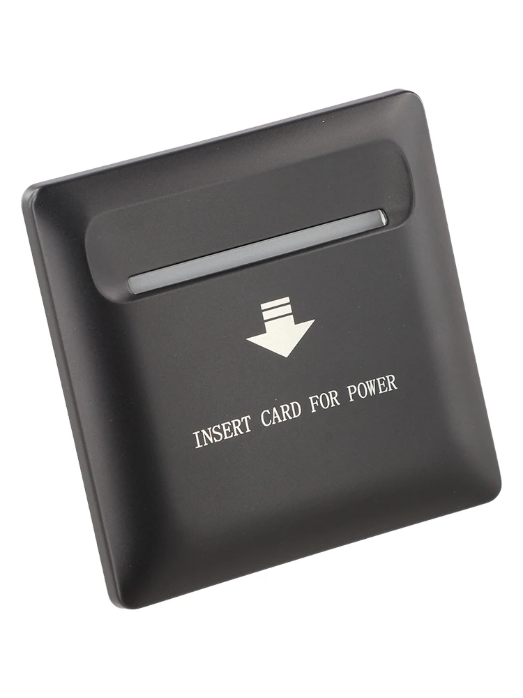 13.56MHz For RFID Card Power Switch 40A Energy Saving Wall Socket For For Hotel For Access Control System Electrical Outlet Part