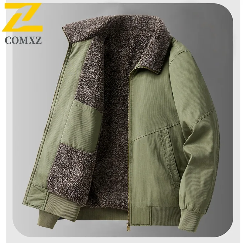

COMXZ Men Winter Jacket Elegant High-End Luxury Branded Wedding Banquet Travel Padding Coat 2025 Outdoor Glamorous Parker Coat