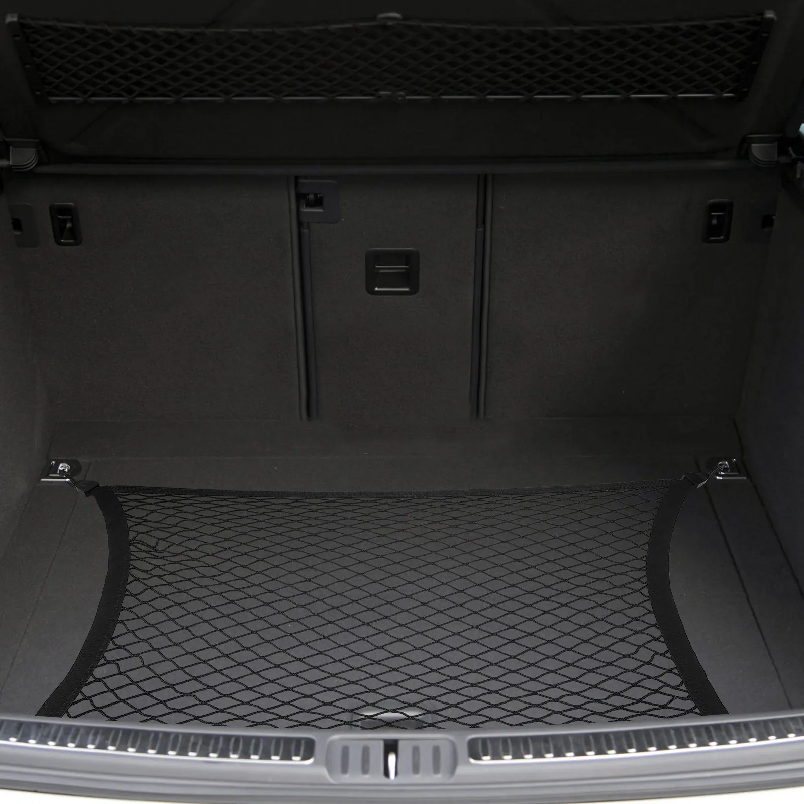 

Car Cargo Net High Strength Polyester Large Capacity Trunk Organizer Mesh Netting SUV Truck Boat Storage Solution