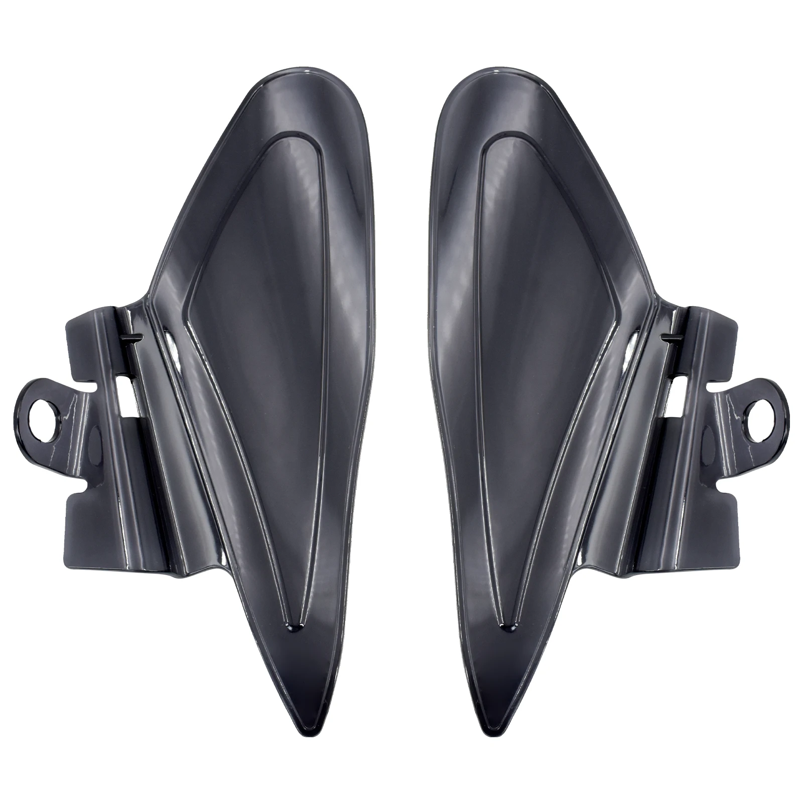 Motorcycle Grey/Smoke Engine Saddle Shields Heat Air Deflectors For Indian Chief Chieftain Vintage Dark Horse Roadmaster 2014-23 view 3