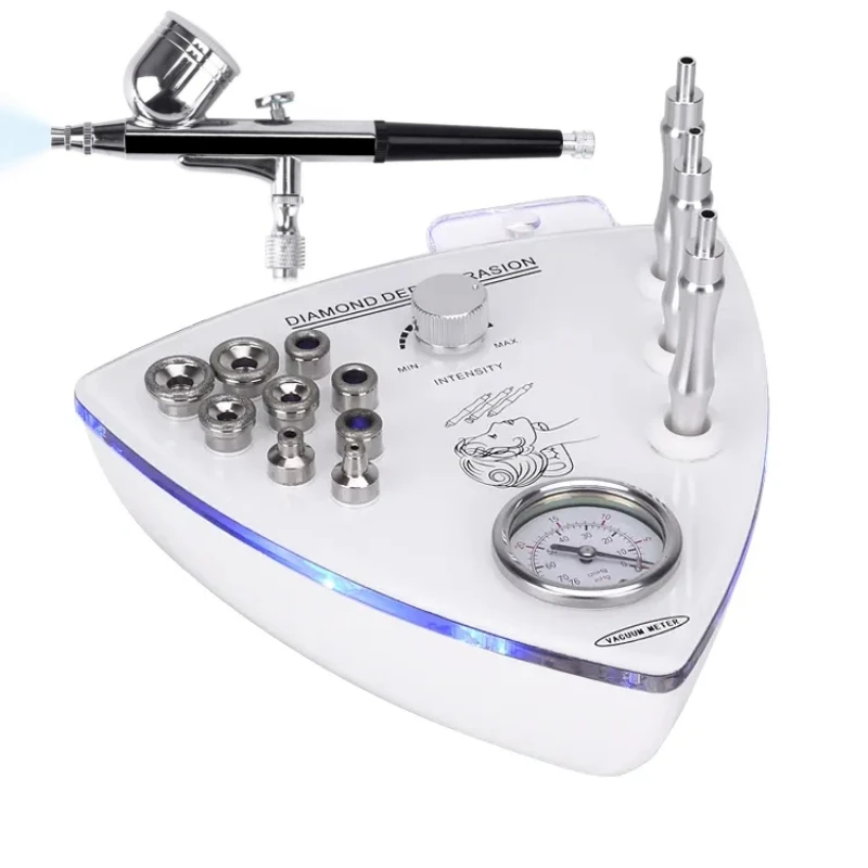 Diamond Microdermabrasion Machine with Water Spray Professional 65-68cmHg Suction Facial Exfoliation Skin Dermabrasion Machine