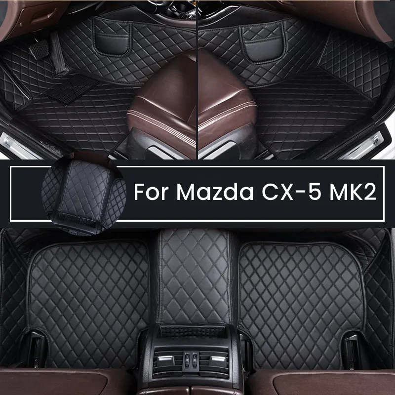 

Carpets For Mazda CX-5 cx5 MK2 2023 2022 2021 2020 2019 2018 2017 Car Floor Mats Interior Custom Parts Rug Waterproof Covers