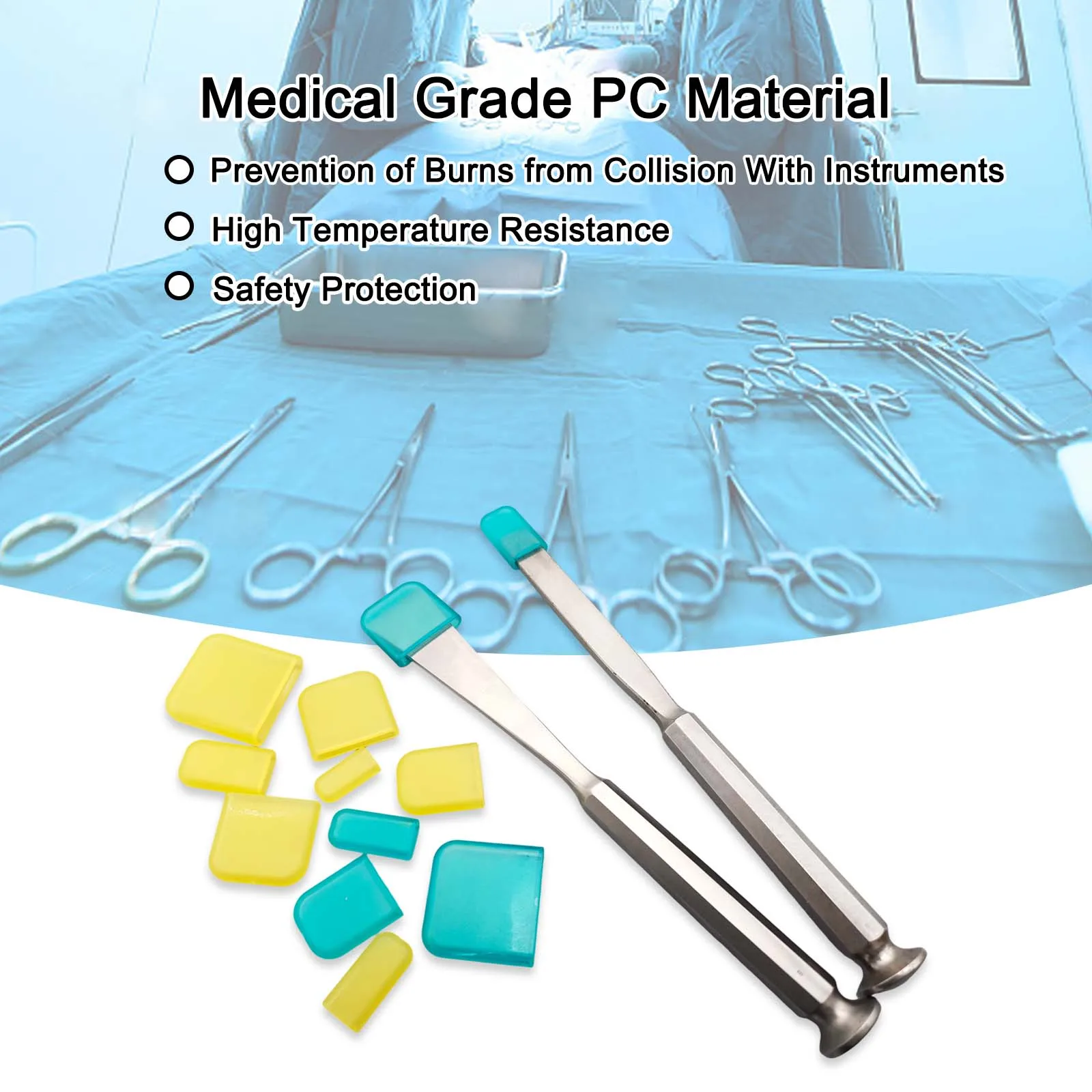 Surgical Instrument Tip Protective Cap,Surgical Orthopedic Knife Instrument Protection Cover Cap, Single Use100 pcs