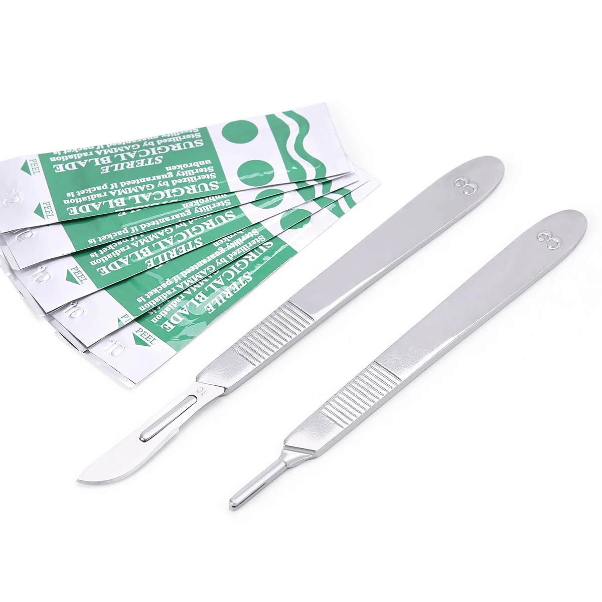 JOY DENTAL Surgical Scalpel Sterilized Blades Carbon Steel Material Size 10#/11#/15# Optional