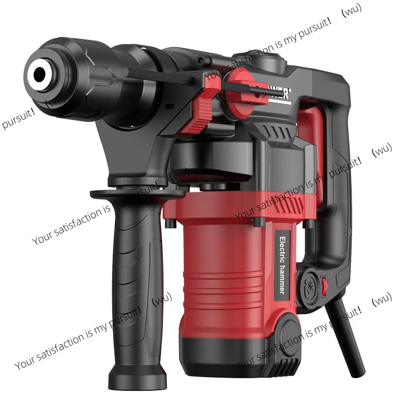 مطرقة كهربائية بمقبض ثلاثي الأغراض اختيار كهربائي 110 فولت/220 فولت تنظيم السرعة متعدد الوظائف مثقاب صناعي خرساني #2