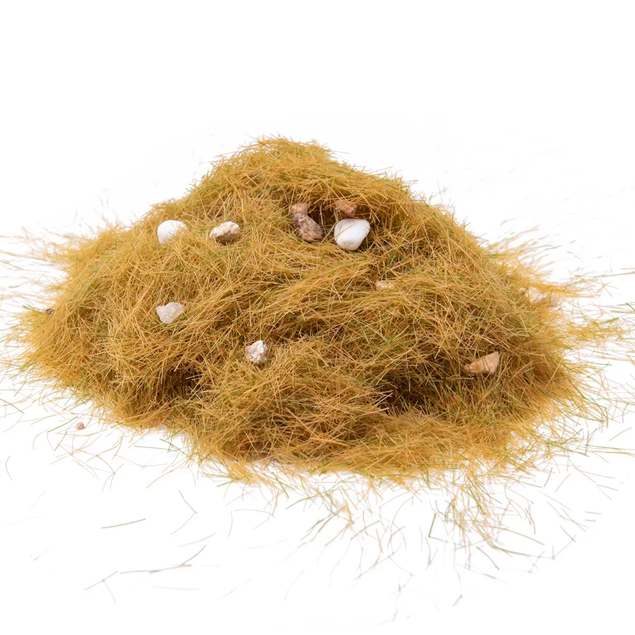 30g tuf de grama estática em miniatura e pedra para ho n oo diy modelo fazendo mesa de areia layout de trem ferroviário/cenário militar/diorama