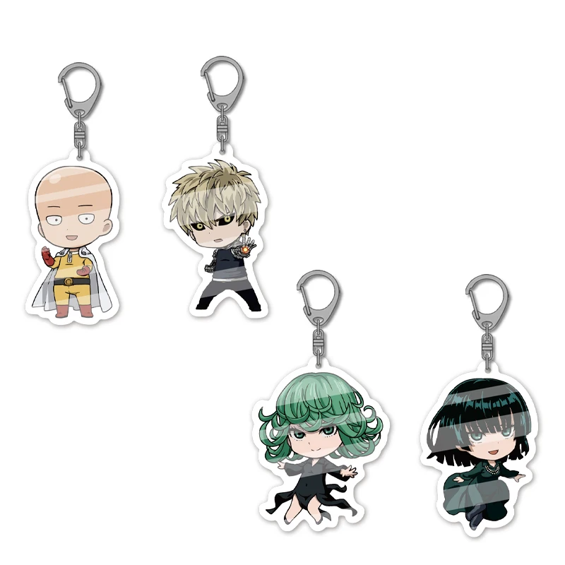Japanese Anime Manga Characters Kawaii Acrylic Key Chain Keyring Strap Figure Hanging Accessories Keychain For Cosplayer Gifts - view 5