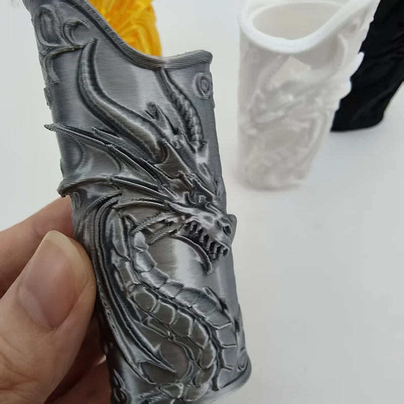 Fun and Novelty 3D Dragon-Shaped Lighter Shell| Compatible with Bic Standard Lighters Standard Lighter Display Stand