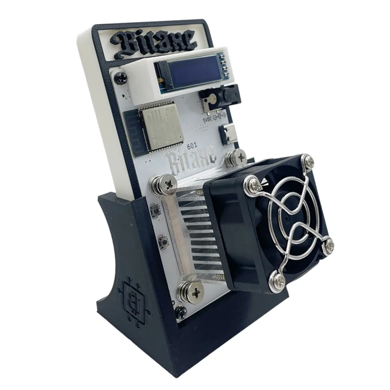 BM1370 رقاقة Bitaxe Gamma 601 1.2TH/S 18W BTC Solo Miner من Antminer S21 Pro Stand Crypto Asic Miner مع US PLUG-ABIU