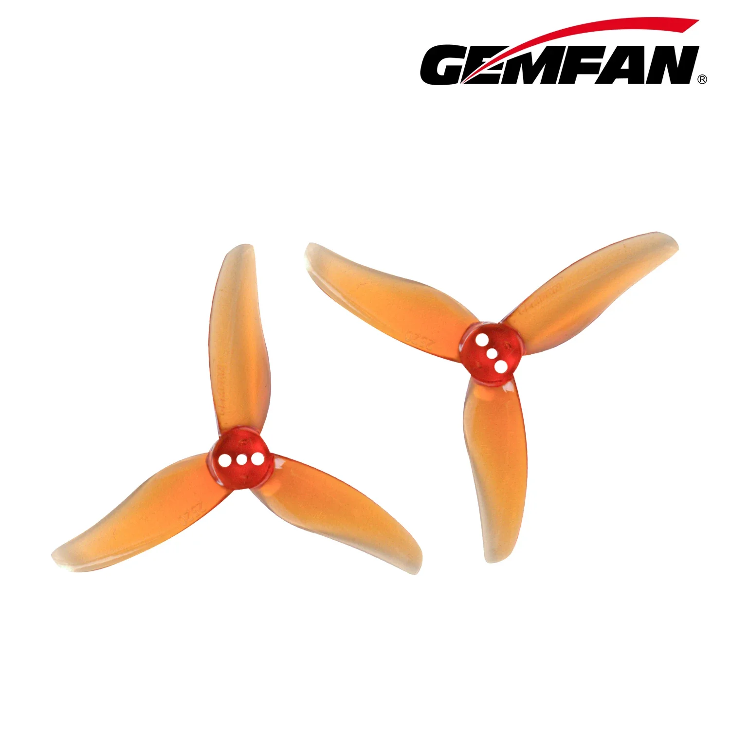 Gemfan 2520 Hurricane 2520-3 2 pulgadas 3 aspas 2,5x2,0x3 hélice tres agujeros 1,5mm FPV hélice para Dron palillo de dientes de carreras con visión en primera persona