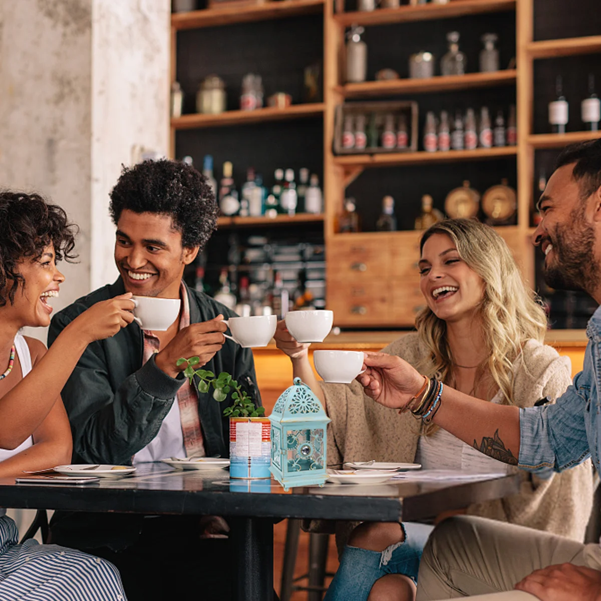 

Iron Lantern Rustic Tealight Holder Blue Gold Hanging Table Decor Wedding Centerpieces Party Decorations