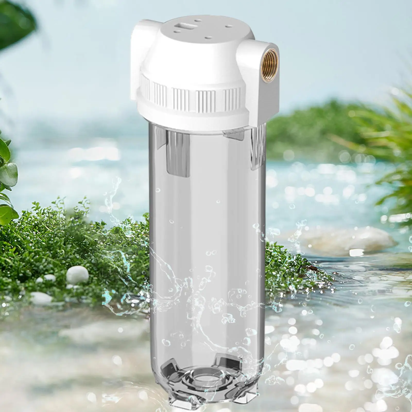 Bottle Filter Replaceable Home Appliance for Kitchen Brass no Plate