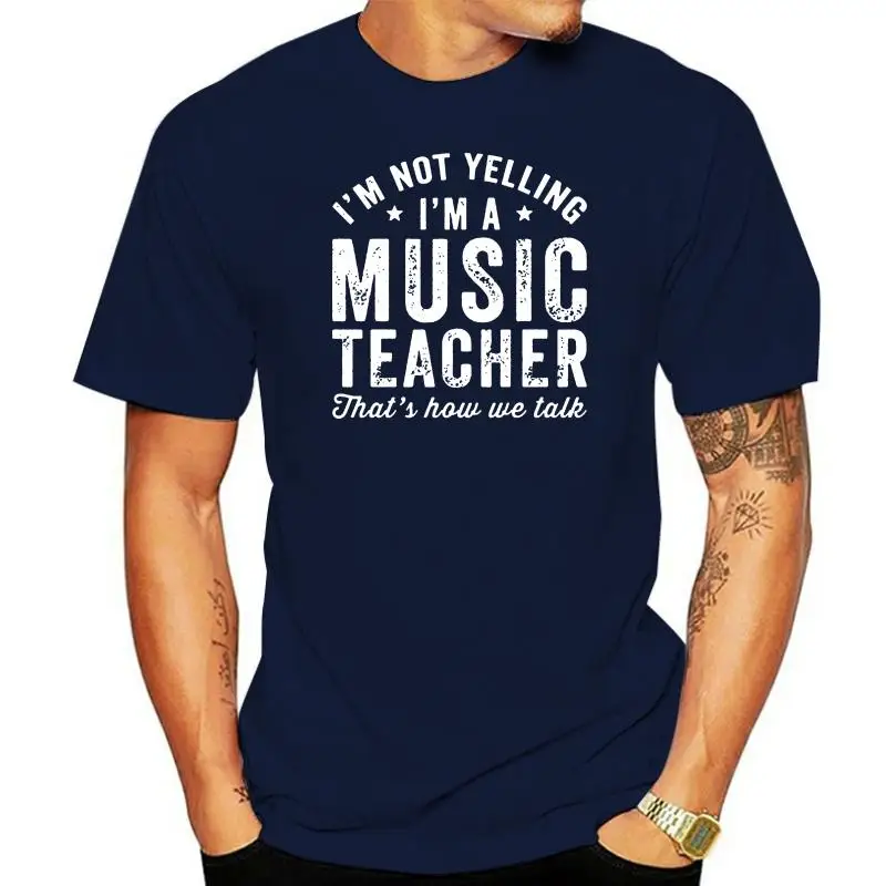 Men t-shirt I'm not yelling I'm a music teacher thats how we talk tshirt Women t shirt