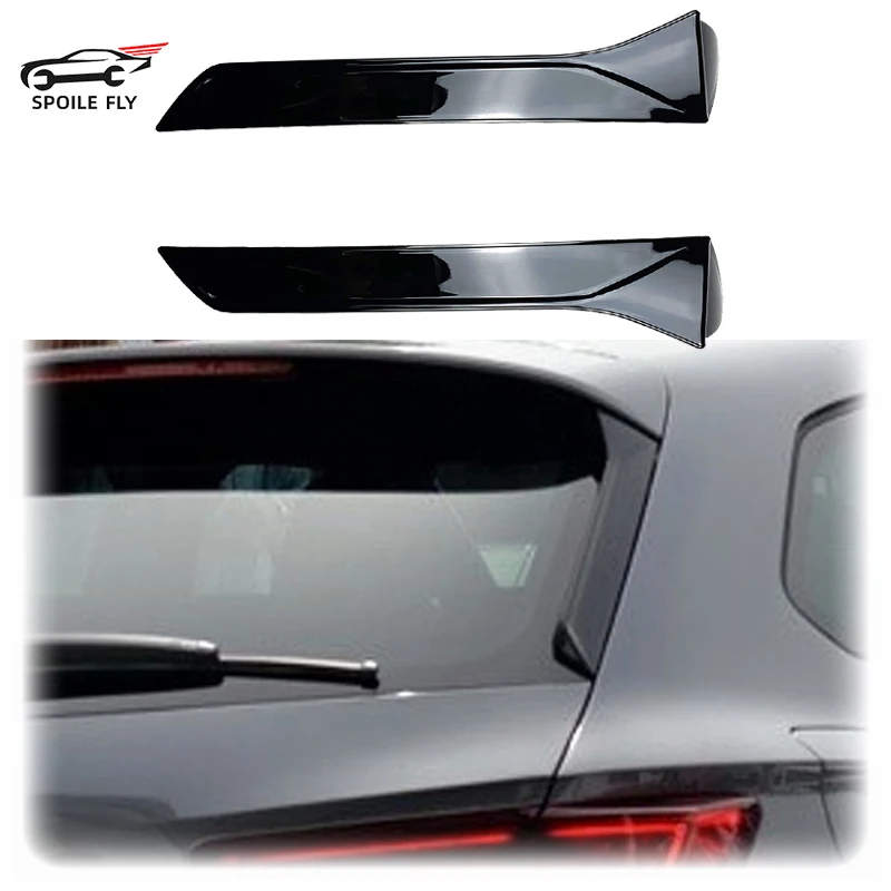 

2x 2012-2021 For Seat Leon Leon 5F FR MK3 MK3.5 Rear Window Side Spoiler Tail Wing Styling Auto Canards Splitter Gloss Black