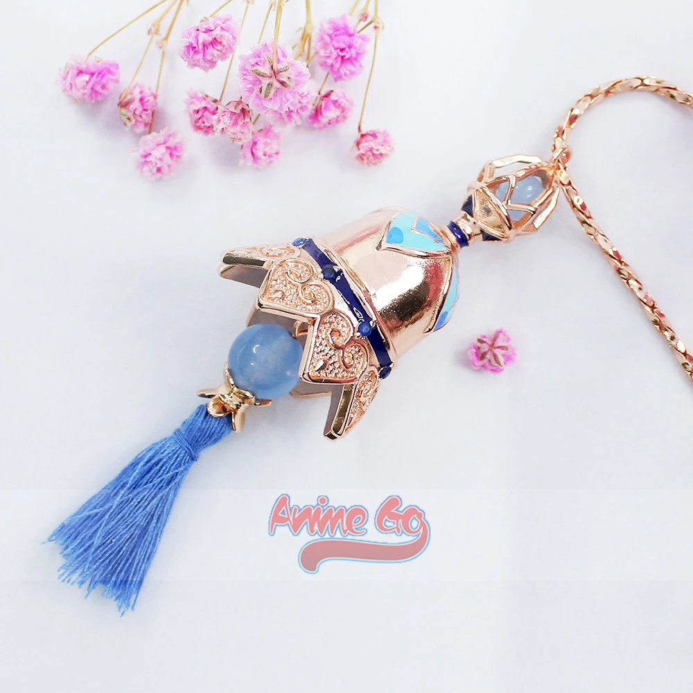 

Game Genshin Impact Wanderer Cosplay Necklace Balladeer Tulaytullah's Remembrance Weapon Bell Pendant Accessories C08506