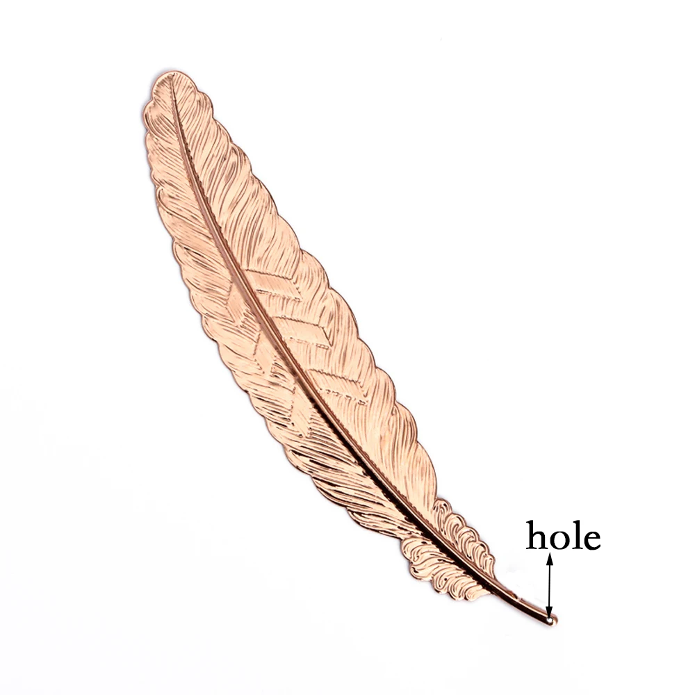 REGELIN Feather Pendant 5pcs/lot 6colors Cameo Bookmarks feather 24x110/12x43mm Cabochon Settings Jewelry Making Charms