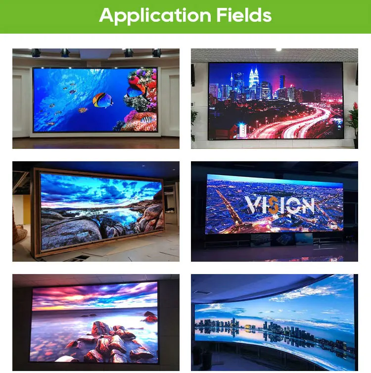 P1.86 P2 P2.5 640mm X 480mm 3840hz تحديث داخلي ثابت تركيب Led عرض جدار الفيديو #6