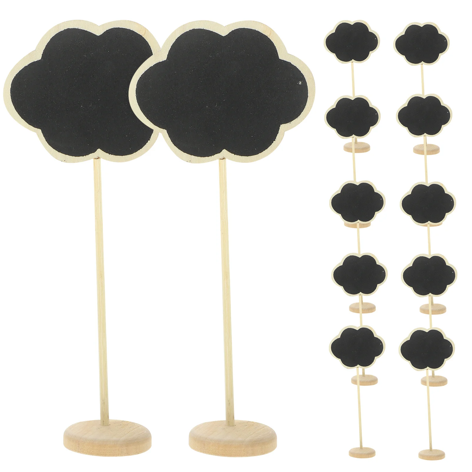 12 قطعة سبورة صغيرة خشبية رسائل لوحات قابلة للمسح علامات السبورة لحفلات الزفاف الحرف ديكور طاولة الحفلات