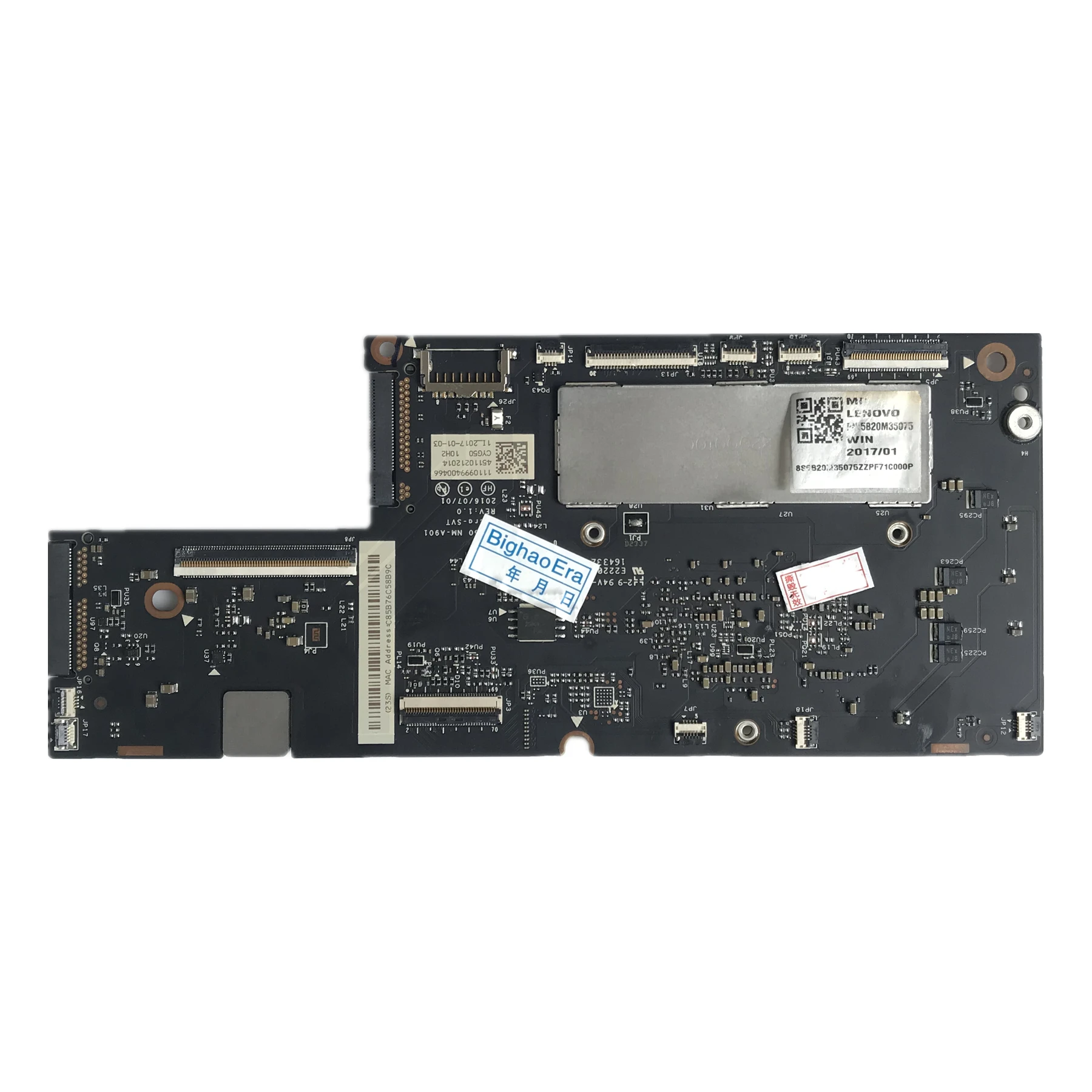 FRU:5B20M35075 CYG50 NM-A901 Mainboard For Lenovo YOGA 910-13IKB Laptop Motherboard With i7-7500U CPU 8GB-RAM 100% Tested OK