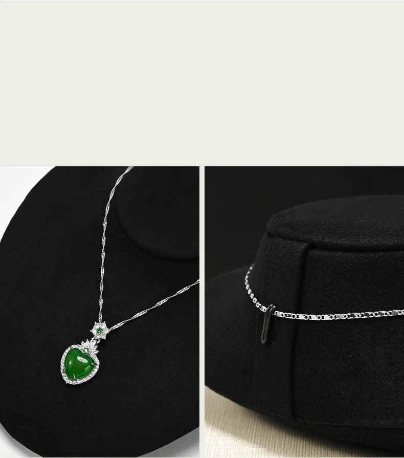 Oirlv Schmuck-Büstenständer für Halsketten, Mikrofaser-Mannequin-Halsmodell, Anhänger-Ketten-Präsentationshalter für Ladentheken und Schaufenster – Detail 7