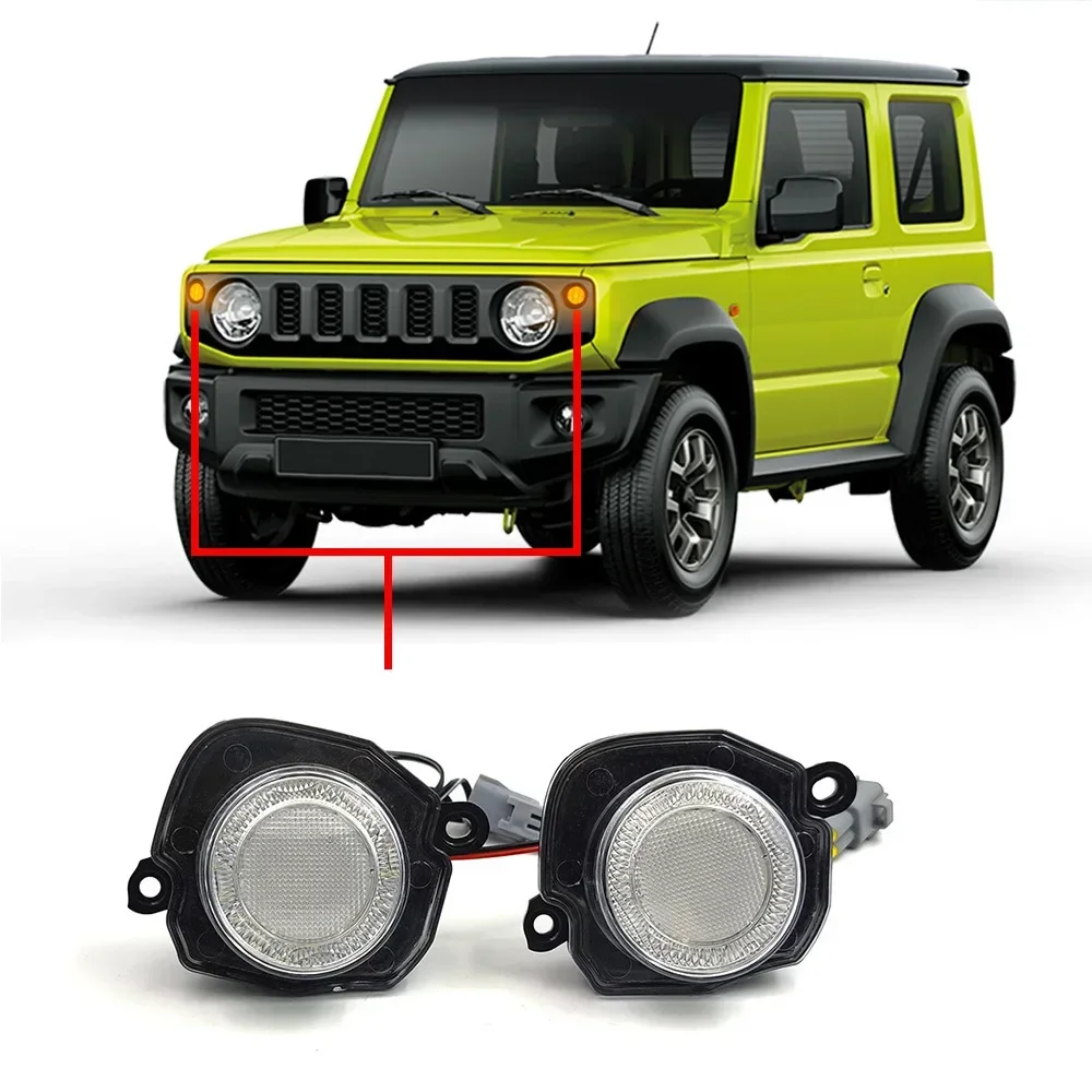 Лампы для противотуманных фар, фар, указателей поворота для SUZUKI JIMNY JB64/74, модифицированные Противотуманные фары «ангельские глазки»