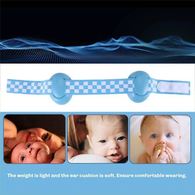 ABUM-bébé antibruit Protection d'oreille cache-oreilles pour nourrissons avec bandeau élastique avion voyage bébé accessoires A