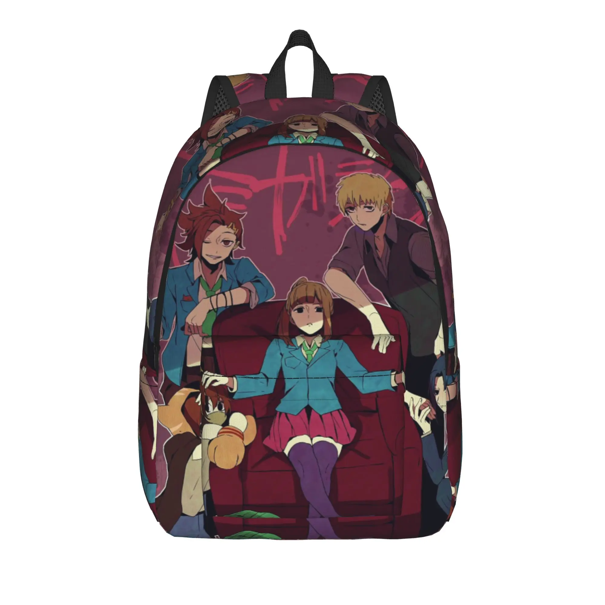 

Sara Sou Shin YTTD Backpack for Men Women Casual Student Work Daypack Your Turn To Die Anime Game College Shoulder Bag Outdoor
