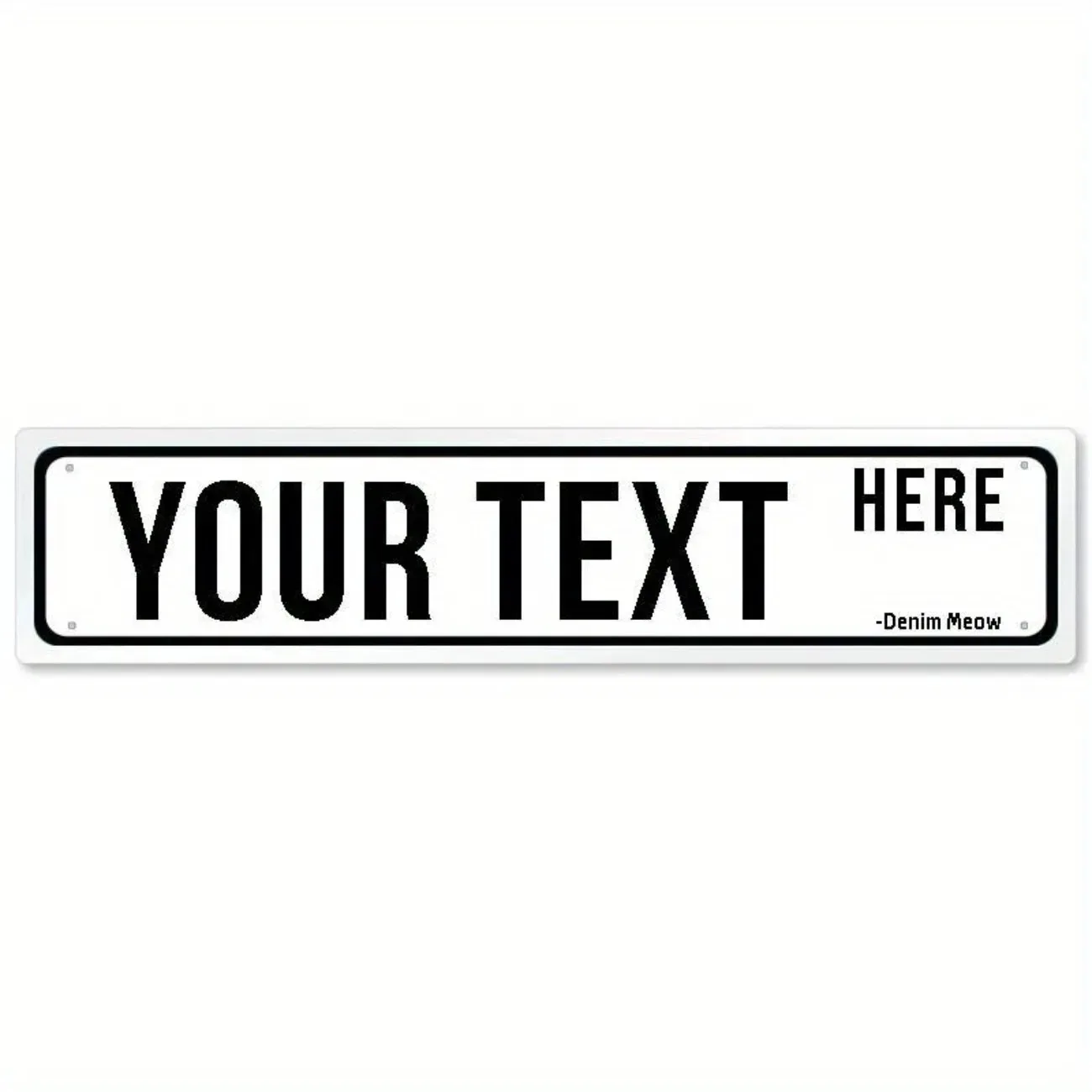 Customizable Rustic Metal Sign | Personalized Text Home Office Plaque | Indoor Outdoor Living Room/Garage Wall Decor view 3