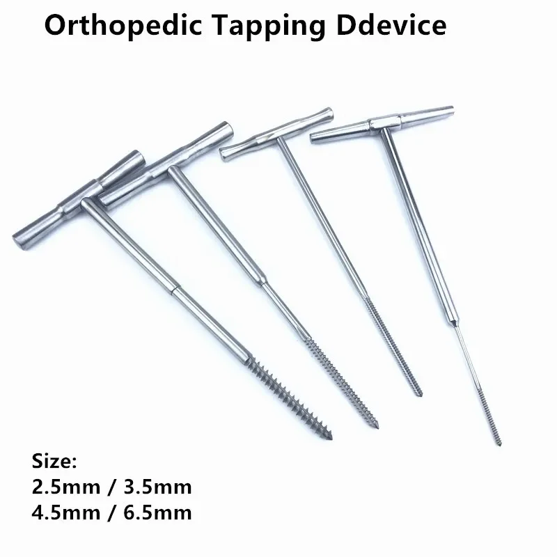 Orthopedic Tapping device Bone Tap with T Handle T-nails Stainless steel Veterinary orthopedics instrument