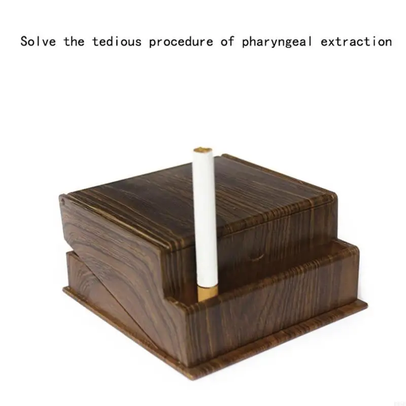 Cigarette Box Automatic Bounce Cigarette for Case Desktop Cigarette Box Press-Type Cigarette for Case Box Can Hold 20 B95B