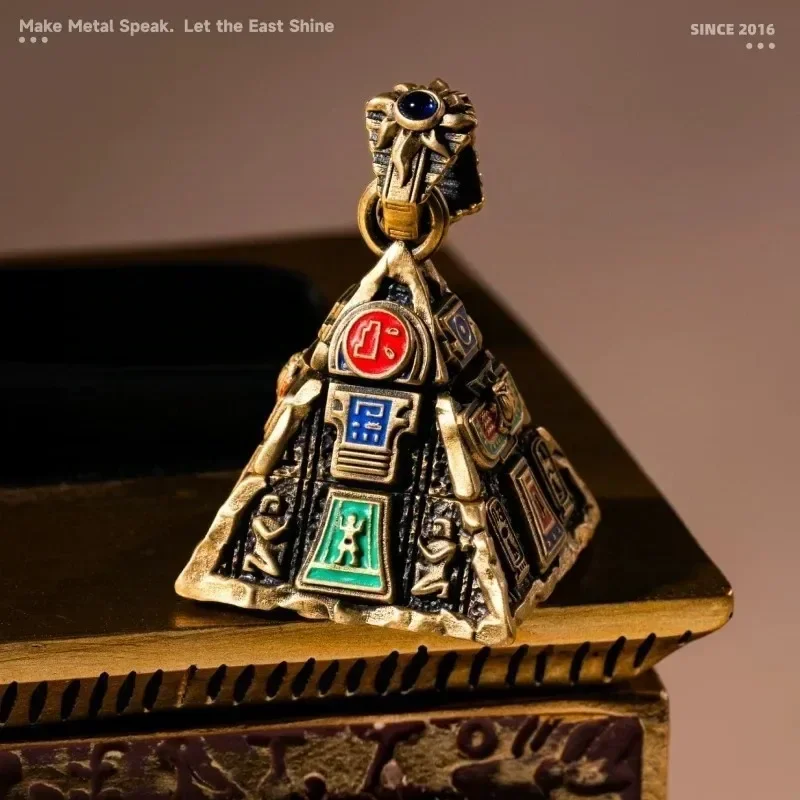 Fashionable Personality Pyramid Pendant Luxury Retro Versatile Trendy Accessories