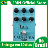 IRIN CALIFORNIA SOUND Effect AN-32 Guitar Effects Pedal Overdrive Amplifier Simulator Pedal Focus Rock Tones Guitar Accessory