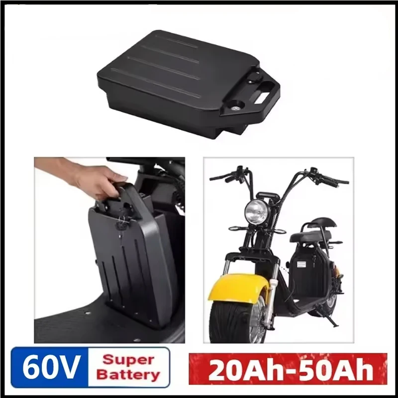 Harley Citycoco 60V 20-40Ah Electric Motorcycle Waterproof 18650 Lithium Battery Suitable For CityCoco Electric Scooter Battery