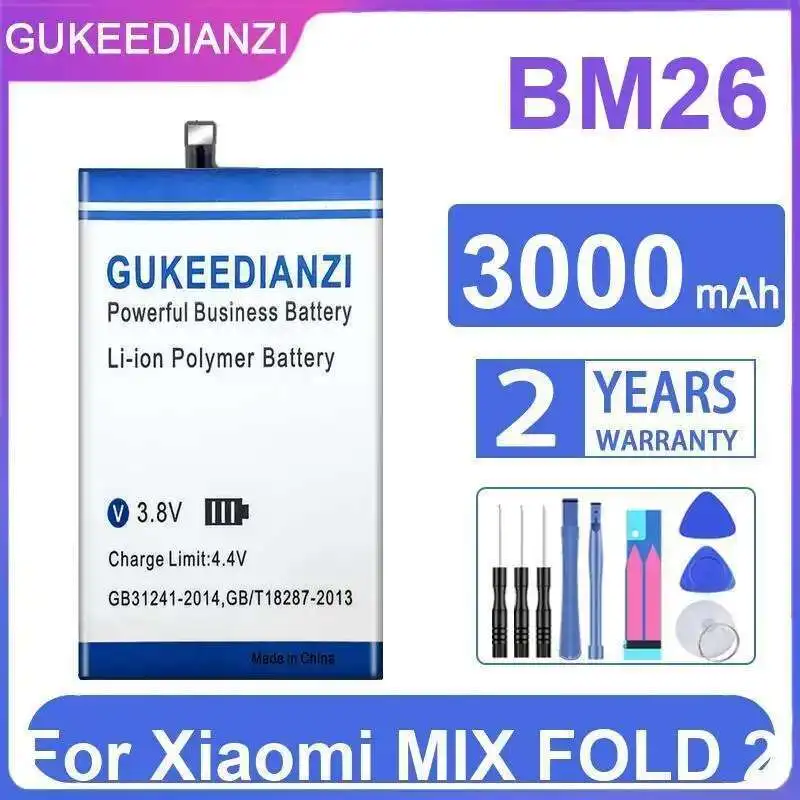 

3000Mah BM26 Reliable Replacement High Performance For Xiaomi Mix Fold 2 Mobile Phone Battery