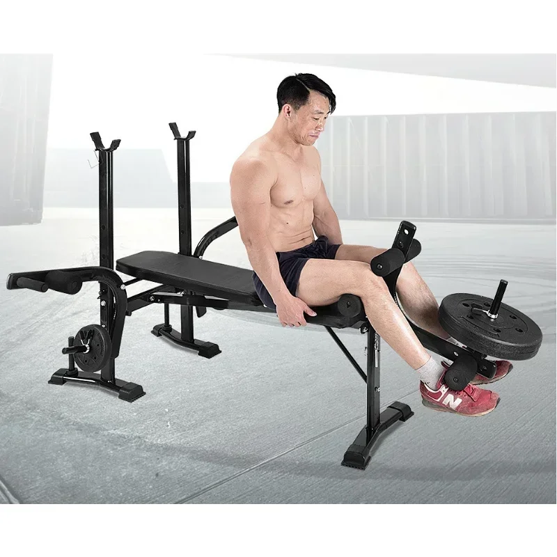 Squat Rack Barbell Bench Pres Fitness Equipment Weight Bench Press sHome Multifunctional Dumbbell Training