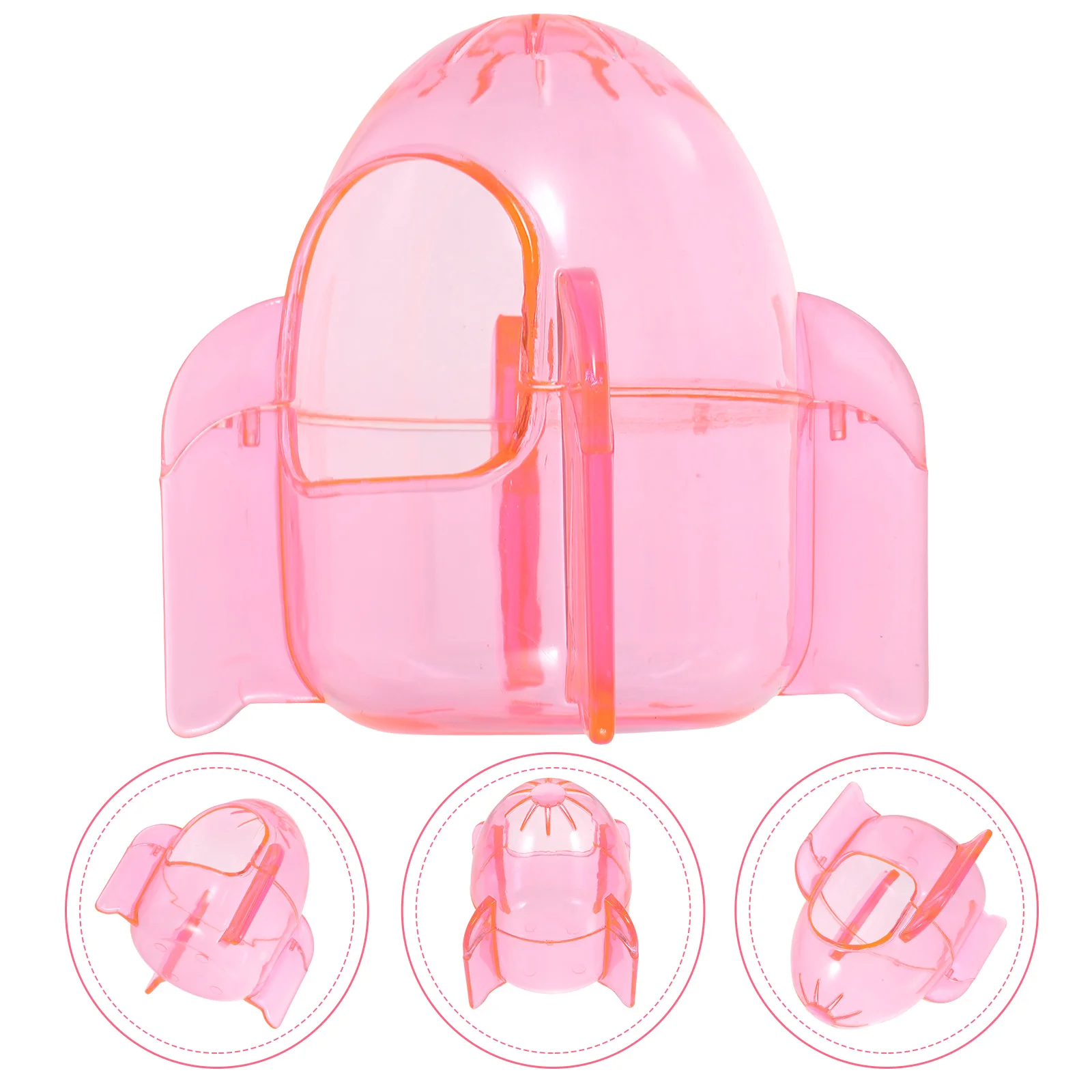 

Bath Container Guinea Pig Sand Bath Box Small Pet Bathtub Clear Toilet Gerbil Bathroom Hideout Supplies Cage Decor Pet Supplies