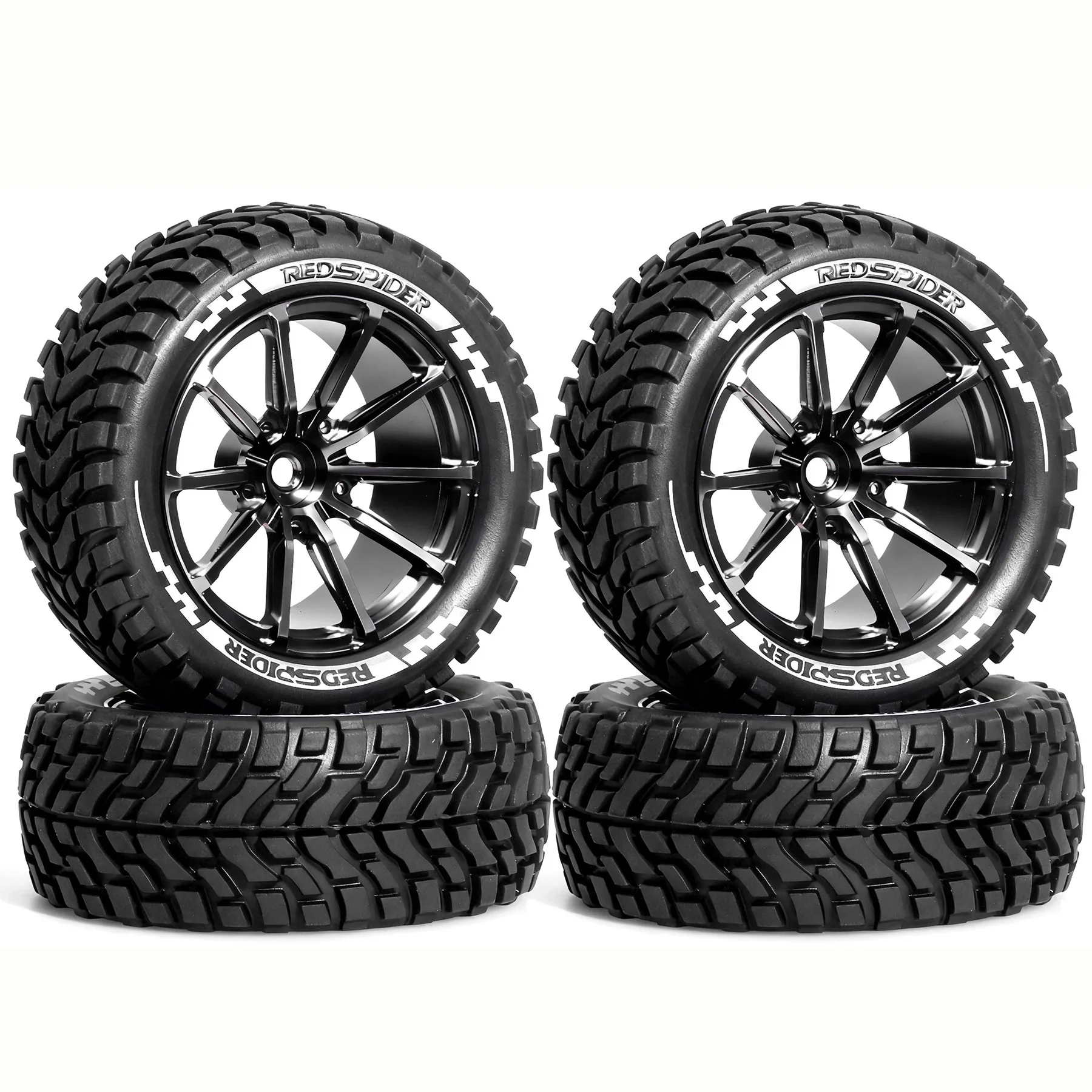 1/10 pneus de roda on-road de metal rc 2.95 "od 12mm hex para 1/10 tamiya tt01 tt02 xv02 xv01 wltoys hsp kyosho wr8 redcat sakura hpi