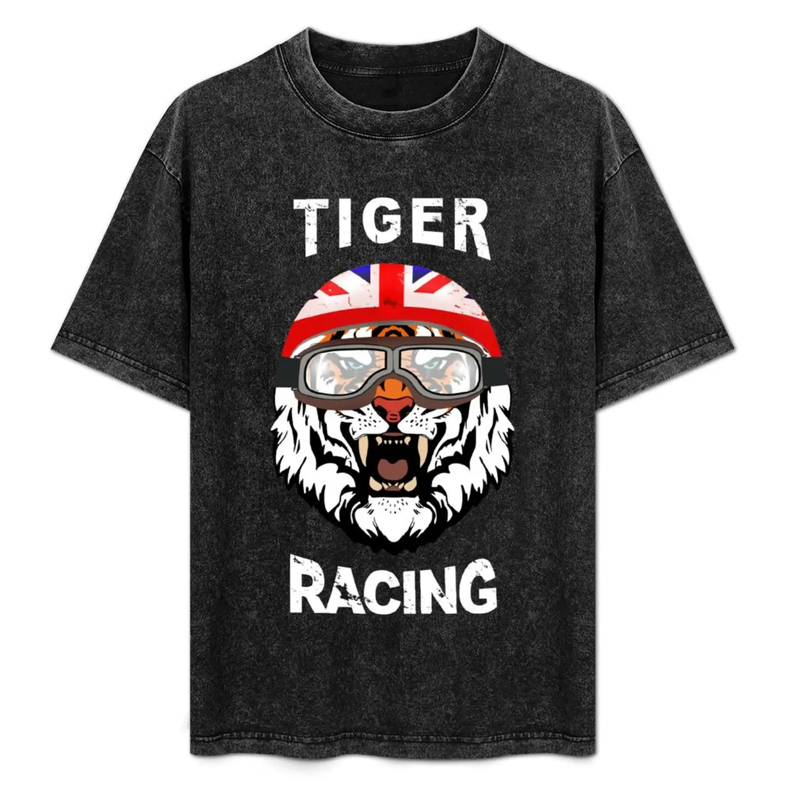 

Tiger Racing T-Shirt boys animal print man t shirt slim fit t shirts for men