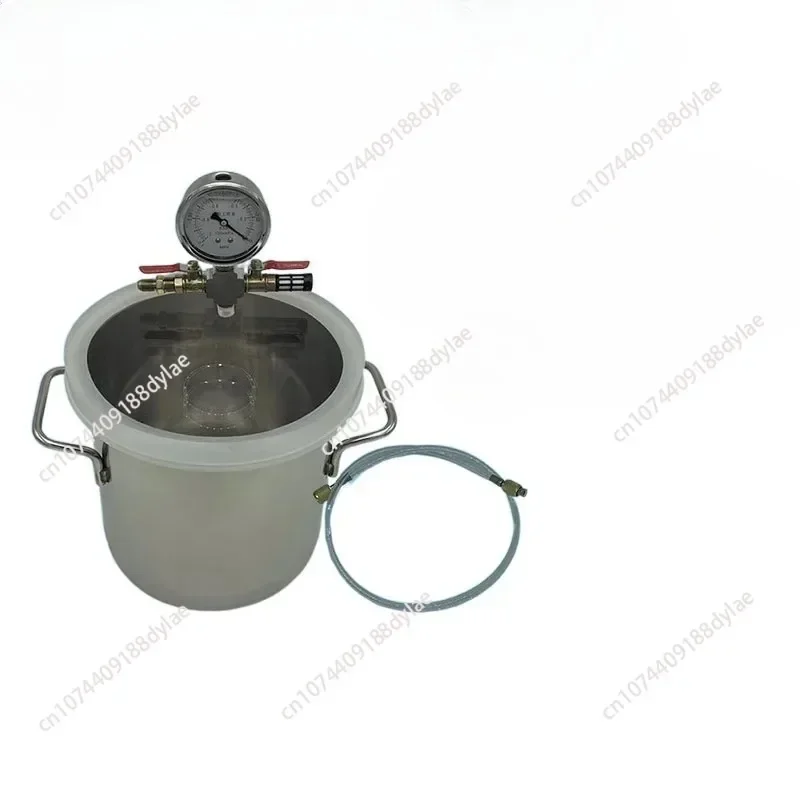 

Vacuum Defoaming Tank Barrel Stainless Steel Vacuum Chamber Small Type Deaeration Bucket Vacuum Filling Equipment