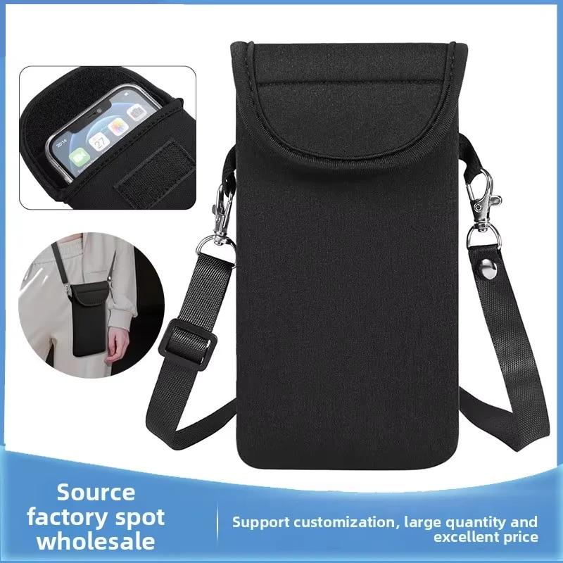 SCCFMM 10Pcs Neoprene Phone Protective Case Flip Cover Pouch Portable Leisure Travel Bag Creative Gift Crossbody Anti-Fall Water
