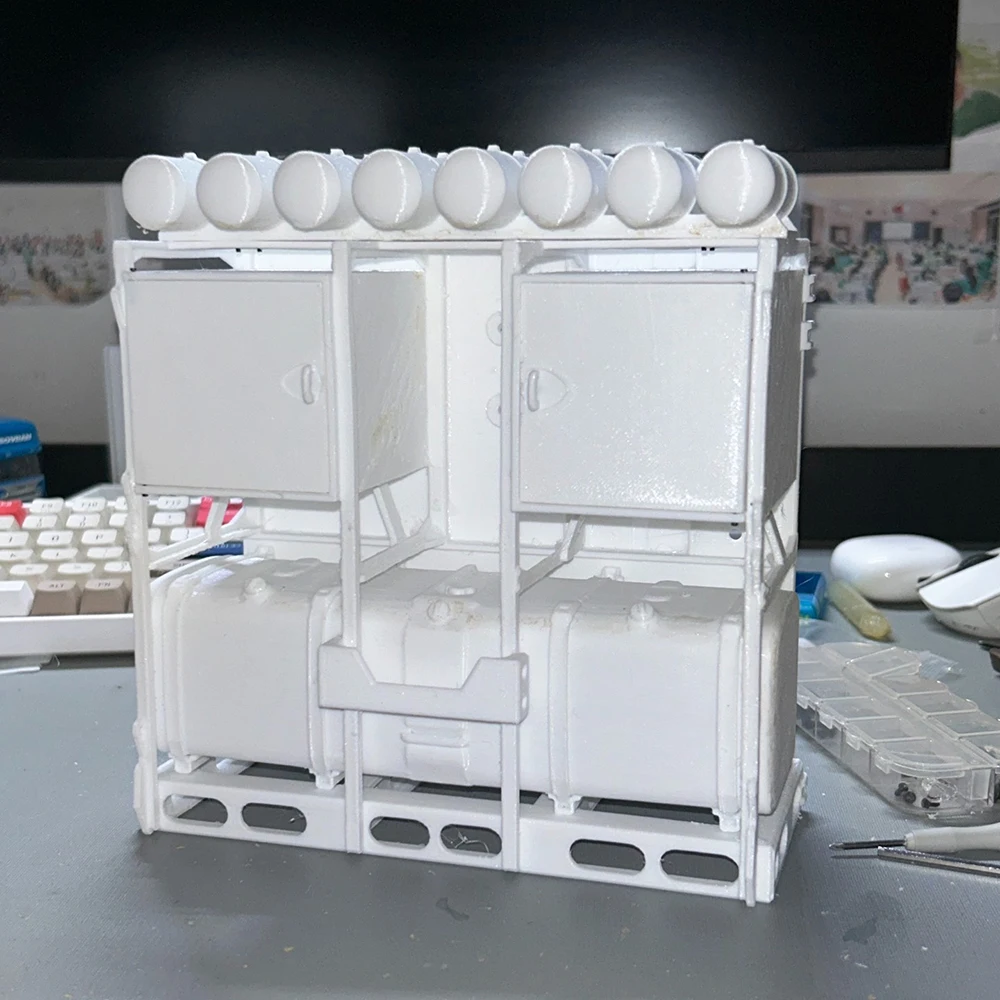 

Simulation 8X6 Equipment Rack for 1/14 Tamiya RC Dump Truck SCANIA 770S R620 R730 R470 Toys Car Parts