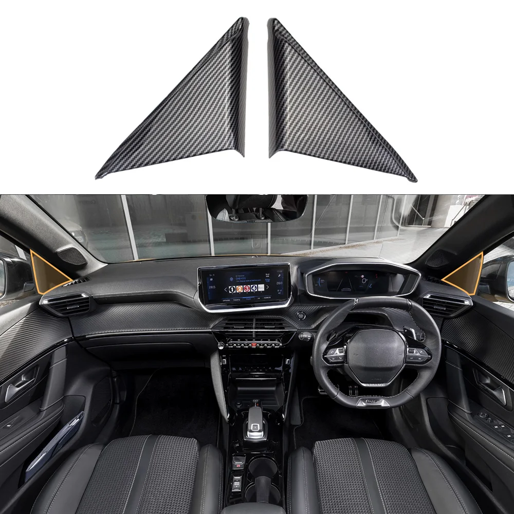 

Fit For Peugeot 208 ABS Pillar Frame Cover Interior Decorative