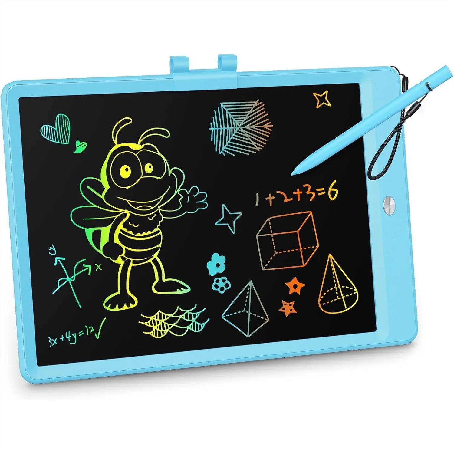 

LCD Writing Tablet for 3 Year Old Boys Girls, 10 Inch Colorful Doodle Board Drawing Pad with Erasable Reusable Screen