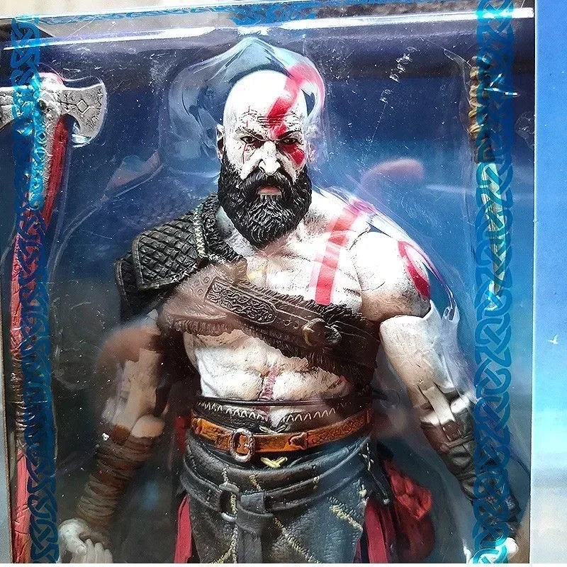 NECA God of War Ghost of Sparta Kratos figura de acción de PVC, estatua de juguete, regalo de colección, muñeca para niños, regalo de vacaciones para niños, 18cm