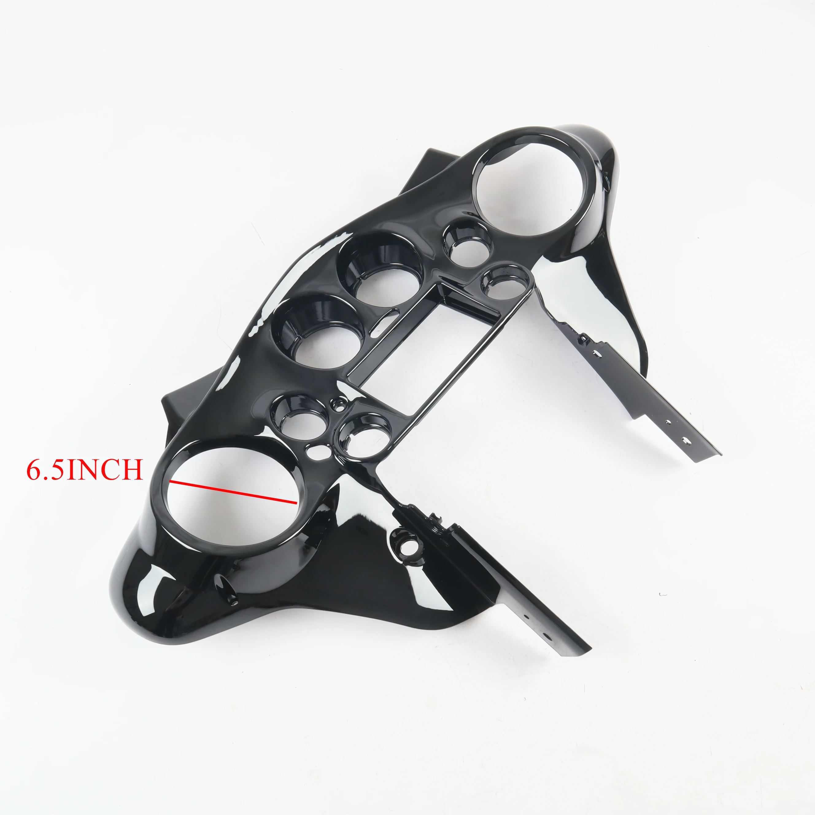 

Vivid Black Double DIN for 1998-2013 Harley Davidson Motorcycle Inner Fairing Kit