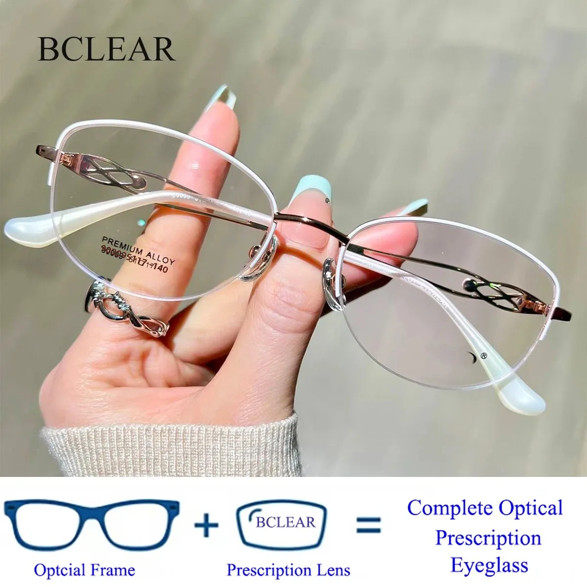 

BCLEAR Blue Light Blocking Glasses Women Optical Spectacle Eye Protection Computer Eyeglasses Fashion Brand Designers Eyewear