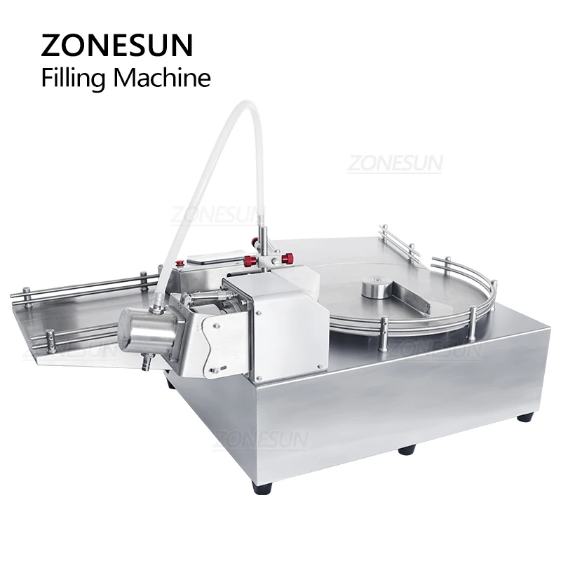 ZONESUN машина для розлива жидкости, сортировка бутылок, разбрызгиватель, керамический насос, маленькая доза, реагент, флакон, трубка, производство упаковки ZS-LPG1